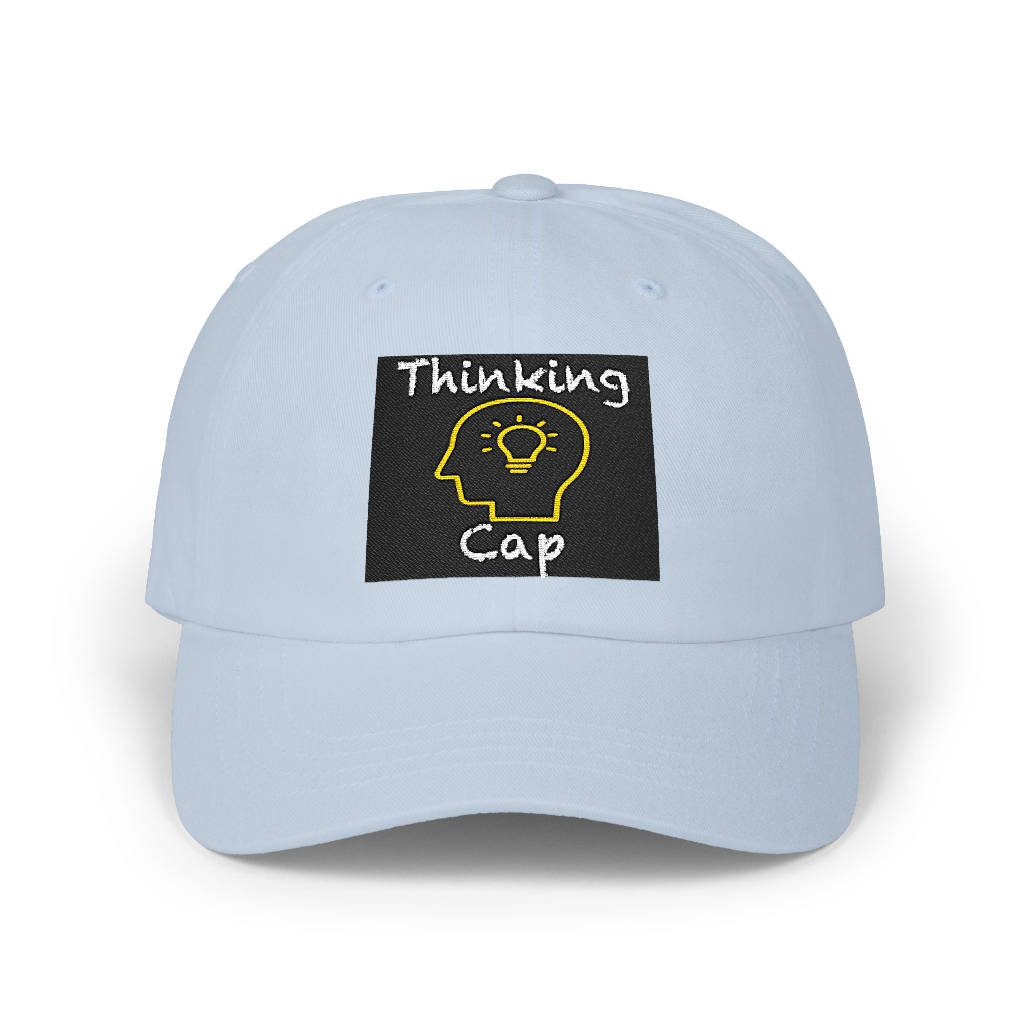 Thinking Cap Dad Cap — Embroidered Baseball Hat Pricing in USD