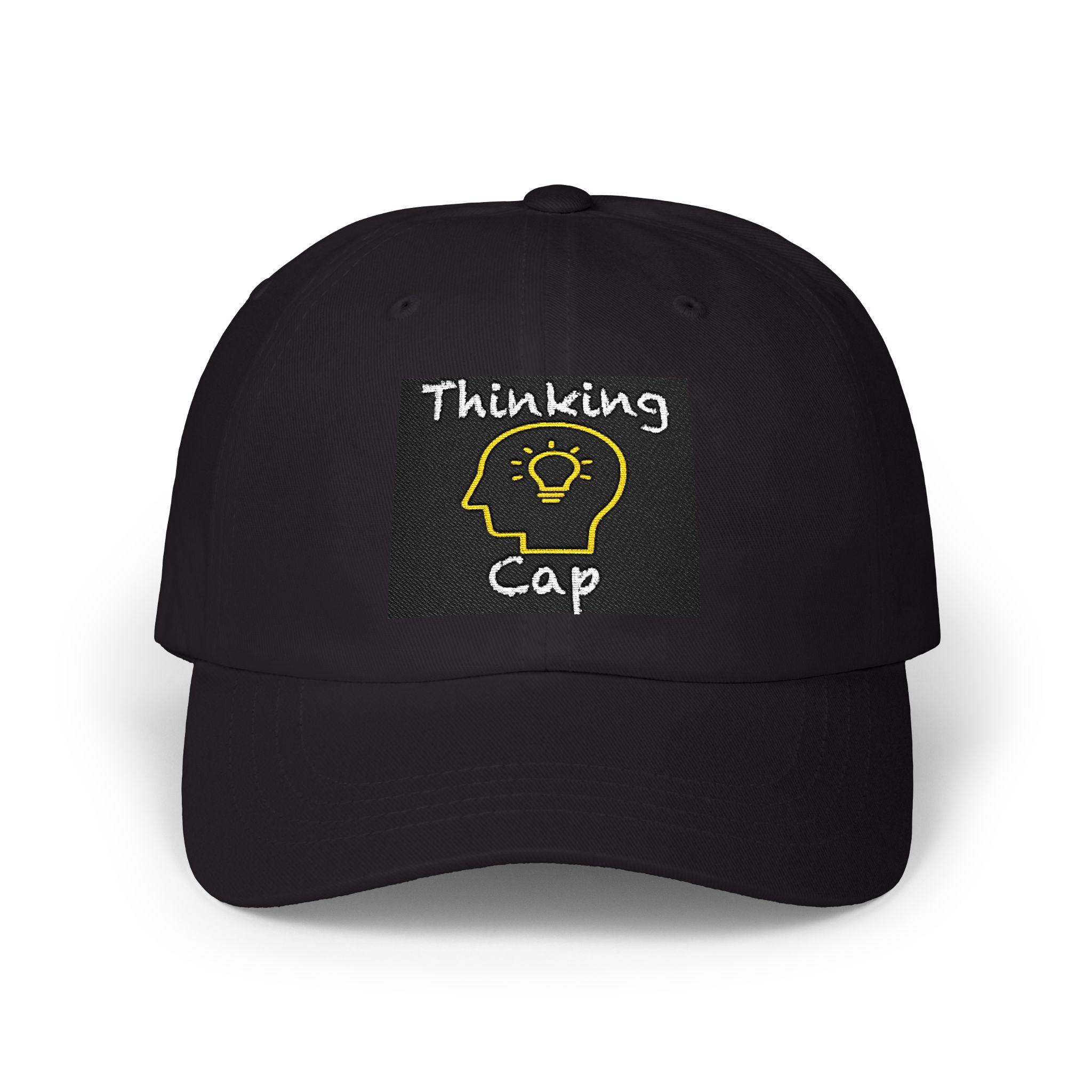 Thinking Cap Dad Cap — Embroidered Baseball Hat Pricing in USD