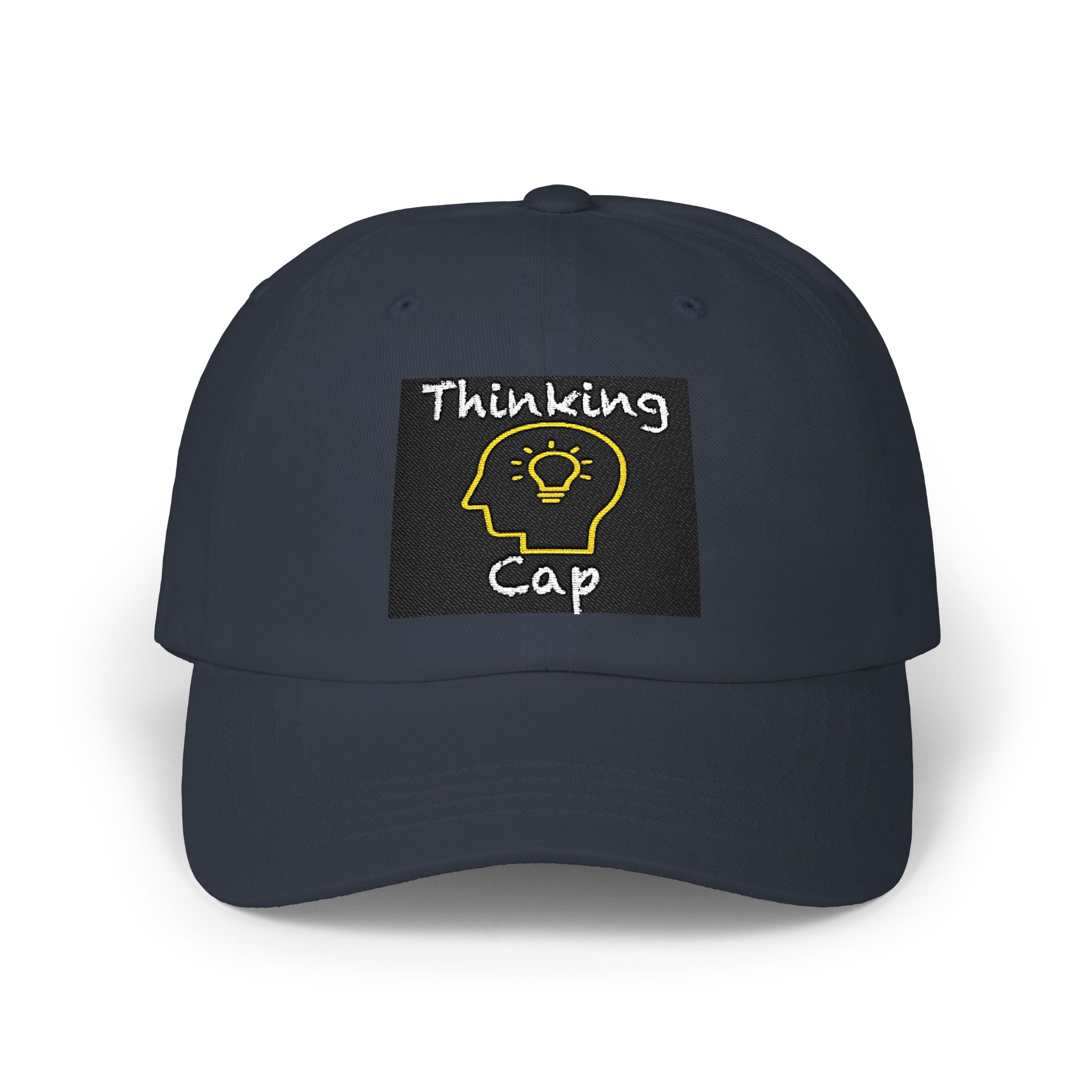 Thinking Cap Dad Cap — Embroidered Baseball Hat Pricing in USD