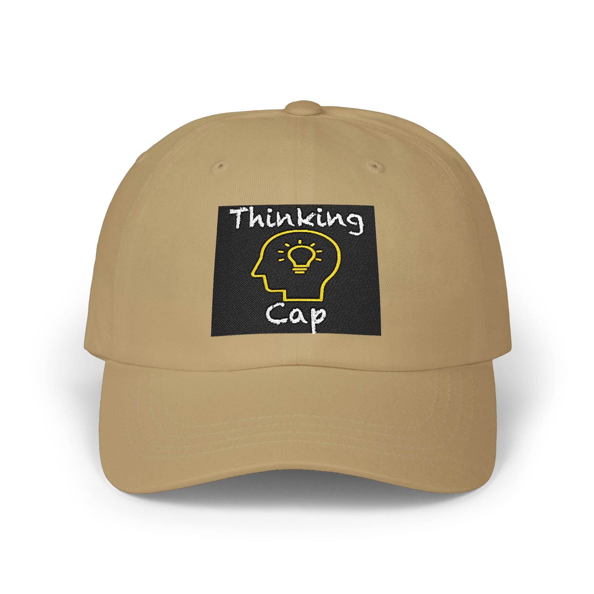 Thinking Cap Dad Cap — Embroidered Baseball Hat Pricing in USD