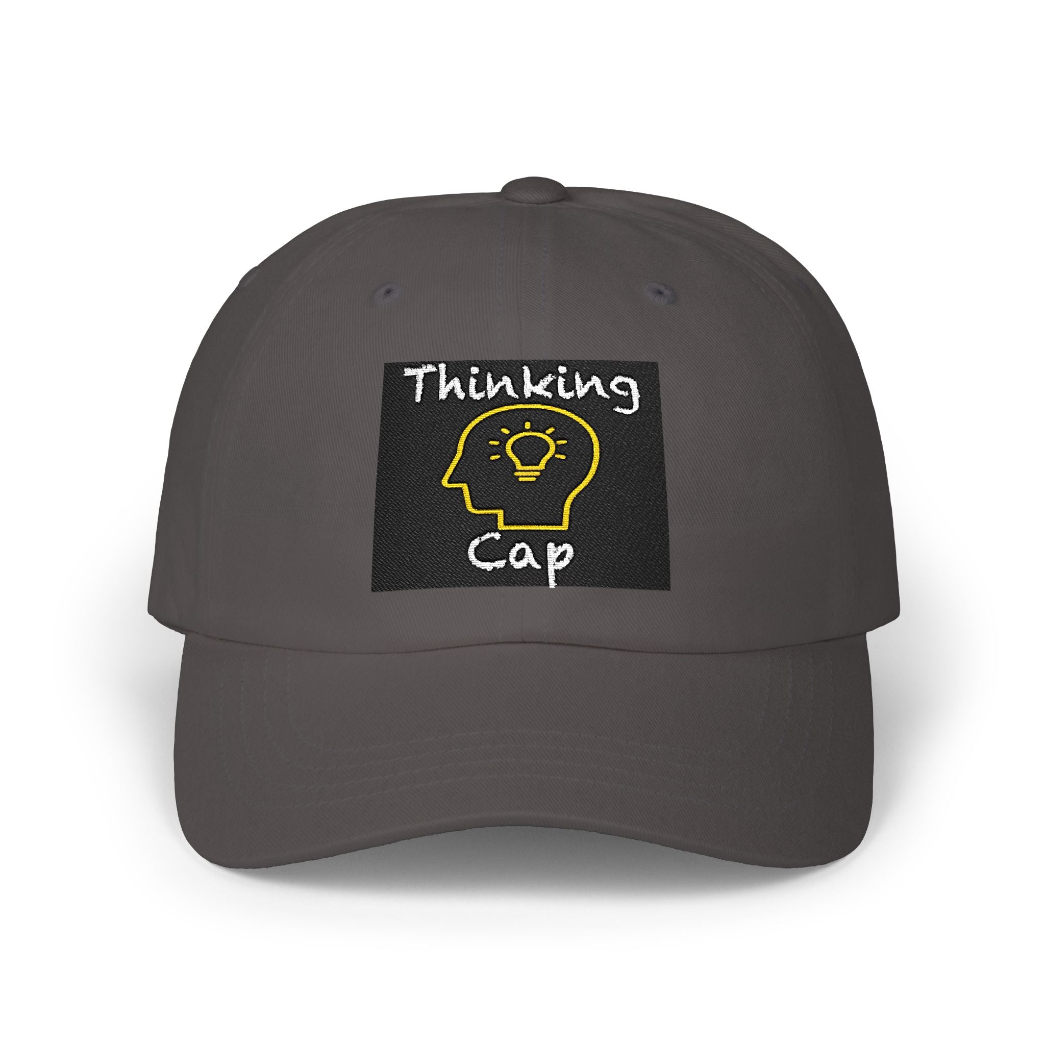 Thinking Cap Dad Cap — Embroidered Baseball Hat Pricing in USD