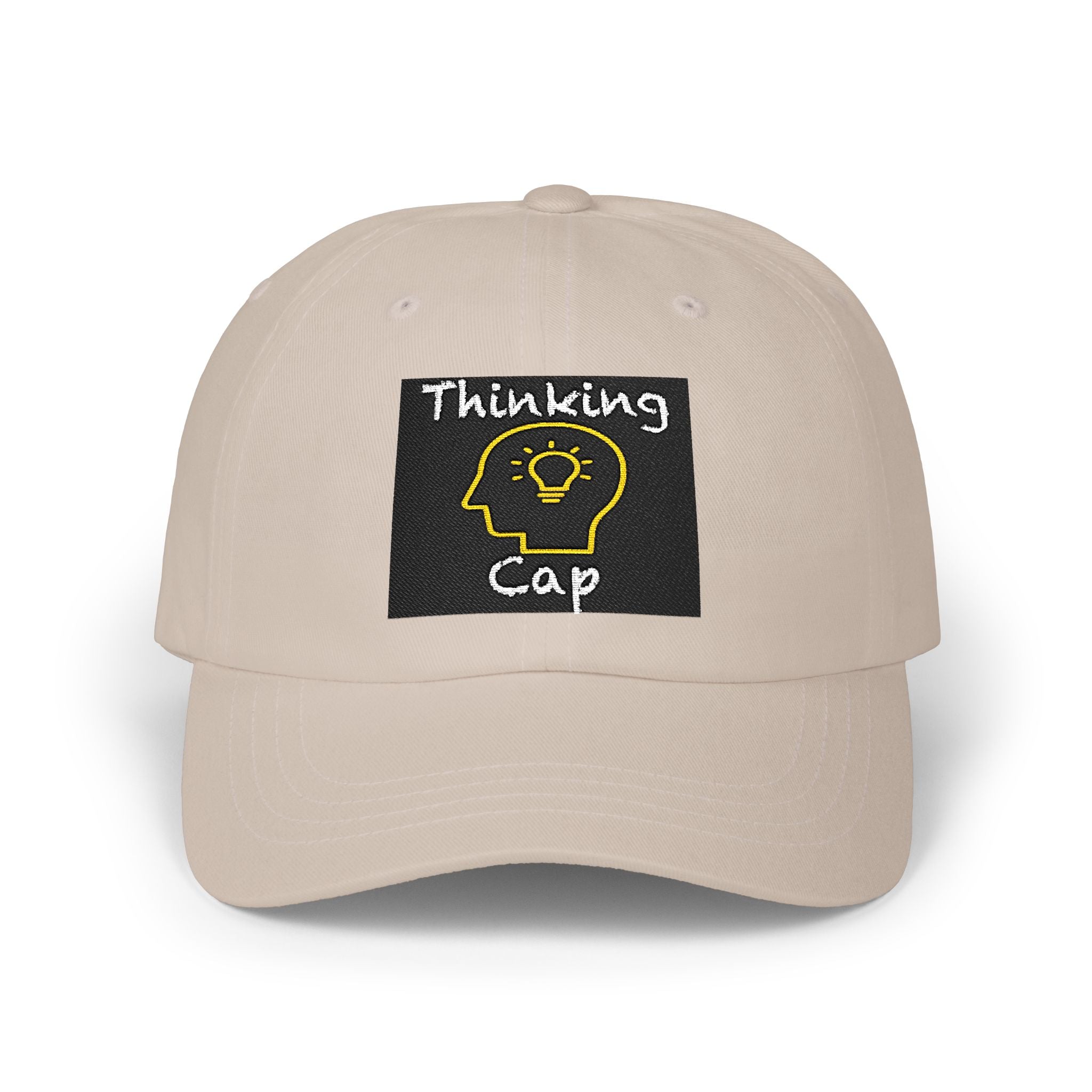 Thinking Cap Dad Cap — Embroidered Baseball Hat Pricing in USD